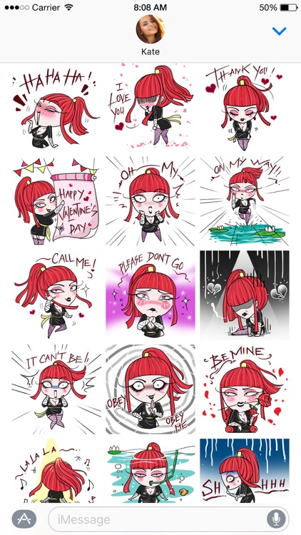 Aiko the Love Ninja stickers screenshot-3