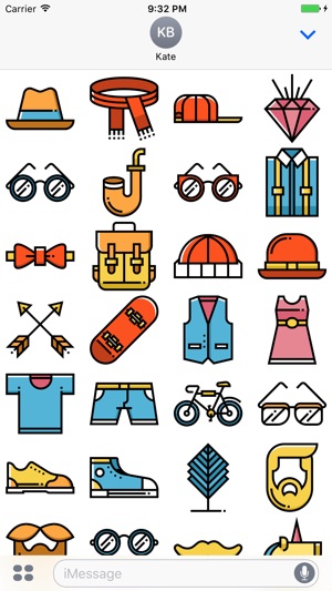 HipsterMoji - Amazing Gentleman Stickers(圖4)-速報App