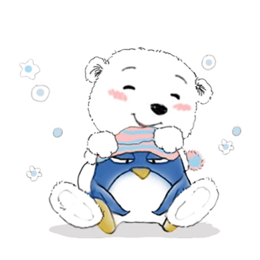Polar Bears Funny Animated Stickers icon