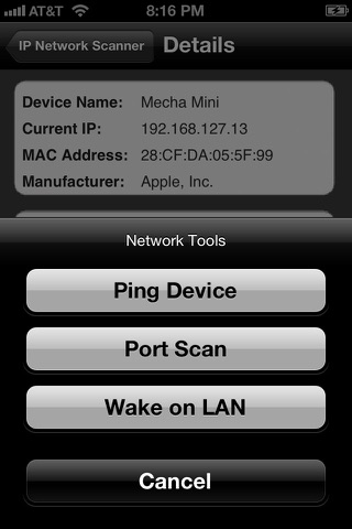 IP Network Scanner legacy screenshot 4
