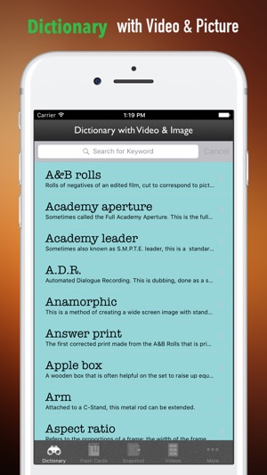 Filmmaking Terms Glossary-Study Guide and Terms(圖4)-速報App