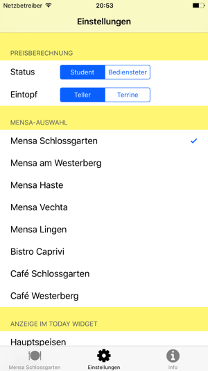 MensOS - Speiseplan für die Mensa Osnabrück(圖2)-速報App