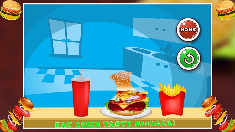 Burger Maker Cooking Game: Fast Food screenshot-3