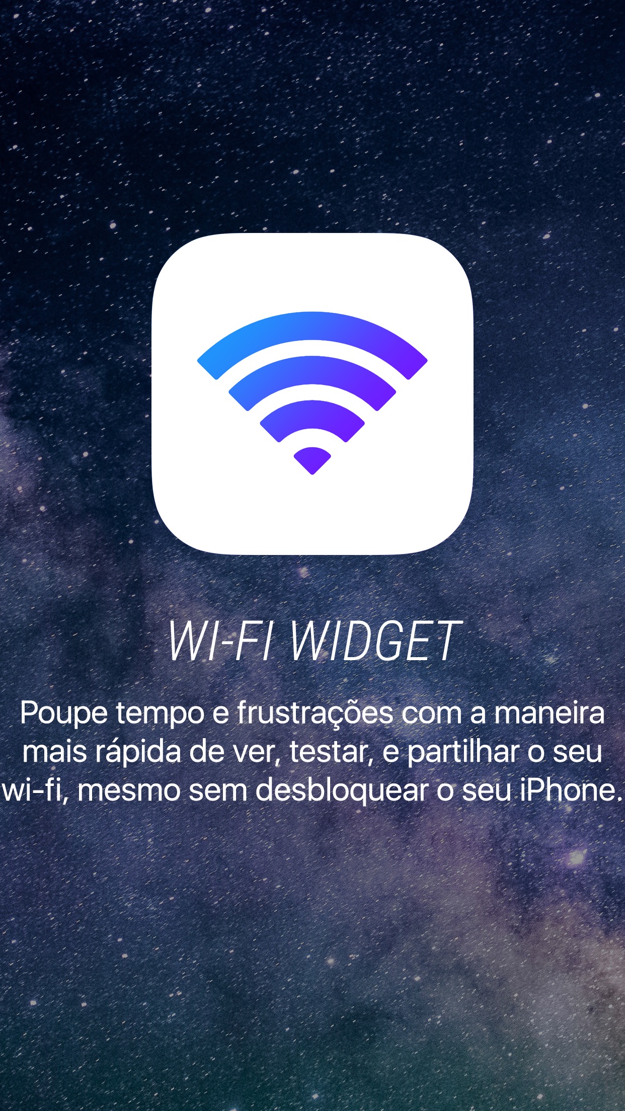 Screenshot do app Wifi Widget - See, Test, Share