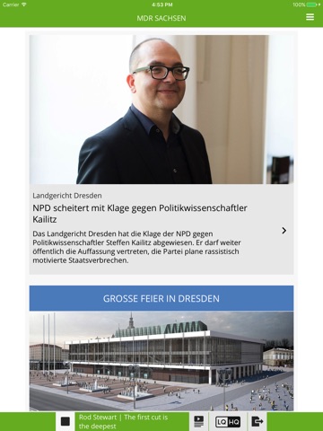 MDR Sachsen App screenshot 2