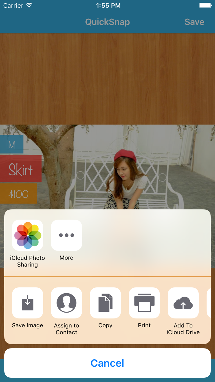 QuickSnap - Labeling inventory photos
