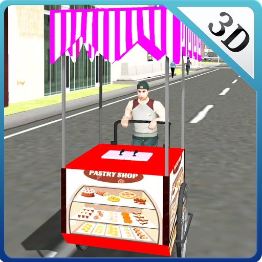 Bakery pastry delivery boy & rider sim iOS App
