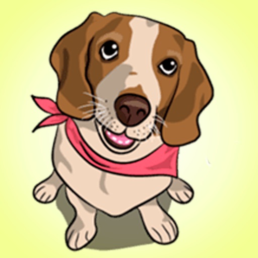 Dog and Text Stickers icon