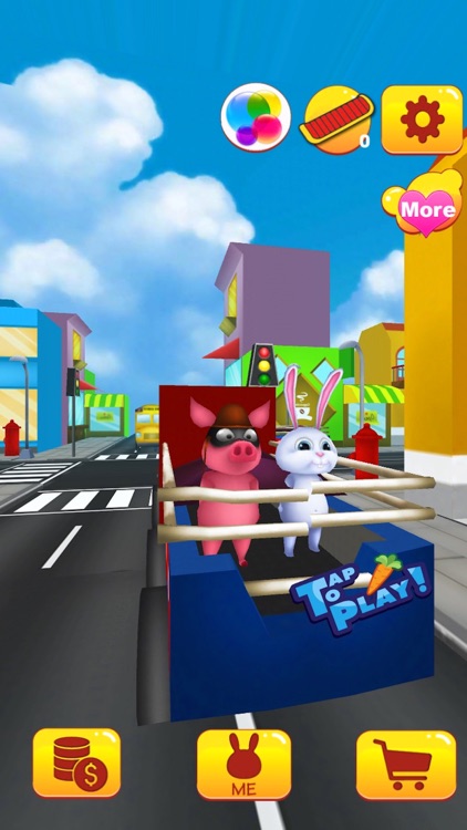 3D Pet Chase City Highway Racing Dash Free Games