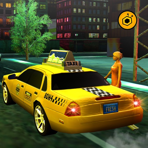 Taxi Driver 3D-Extreme Taxi driving & parking game Icon