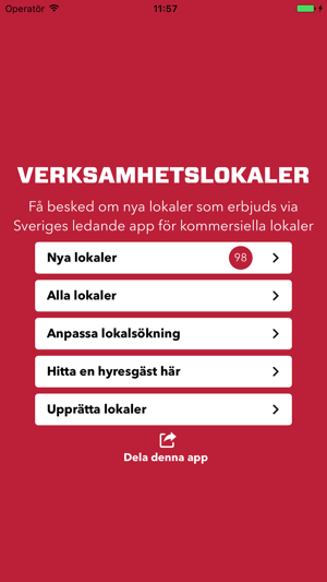 Lokaler i Sverige