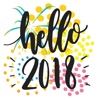 Animated New Year 2018 Sticker