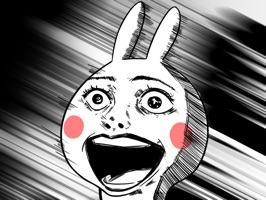 普段は無表情なのに、感情が動くと表情が劇的に変化します。あなたの気持ちをオーバーに激しく伝えます!!!!!!!