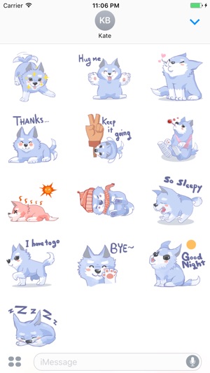 Jacob The Lonely Wolf English Stickers(圖3)-速報App