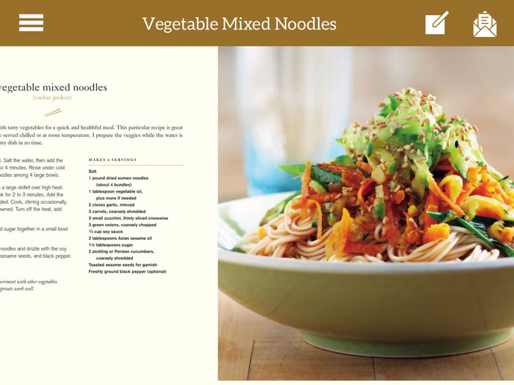 Korean Cookbook for iPad