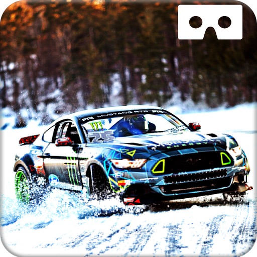 VR Snow Car Racing Adventure 2017 Icon