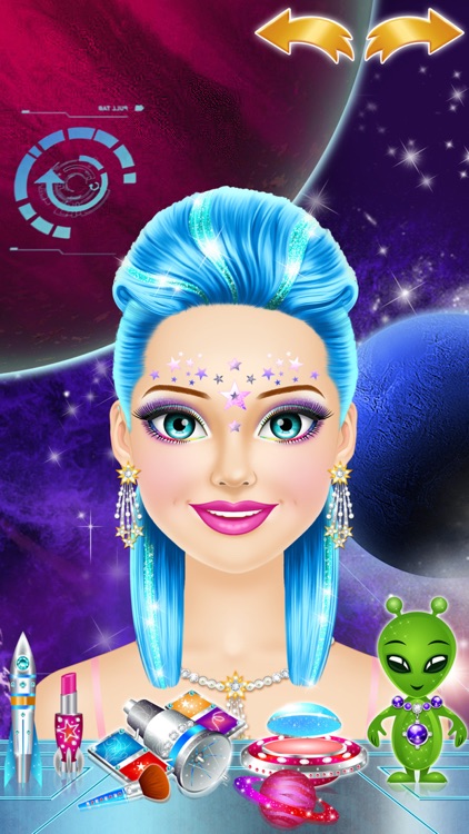 Space Girl Salon - Makeup and Dress Up Kids Games