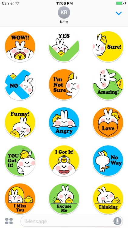 The Bunny Brat Stickers of stickers