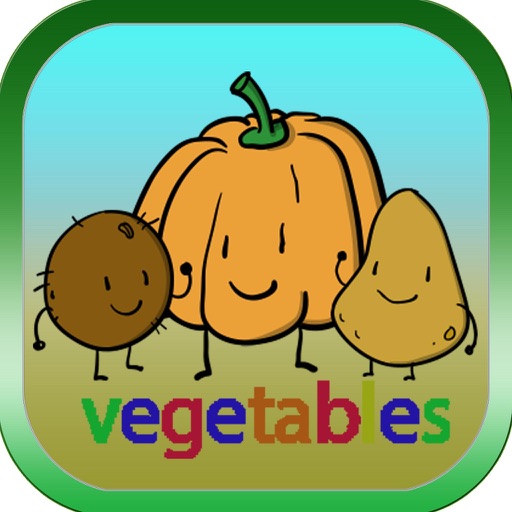 Vegetables ABC Worksheet Kids Educational School