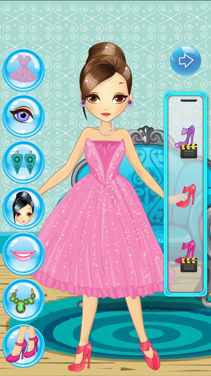 Princess Girls Dress up and Make up Makeover Game