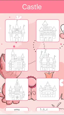 Game screenshot Castle & Princess Coloring Book: Learn to color hack