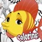Aqua color app coloring sea animals to kids free