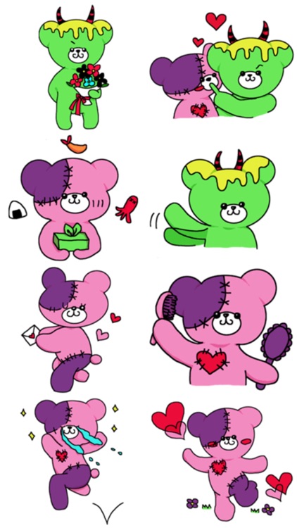 Teddy Friends Stickers!