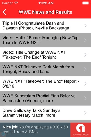 Pro Wrestling News Hub screenshot 3