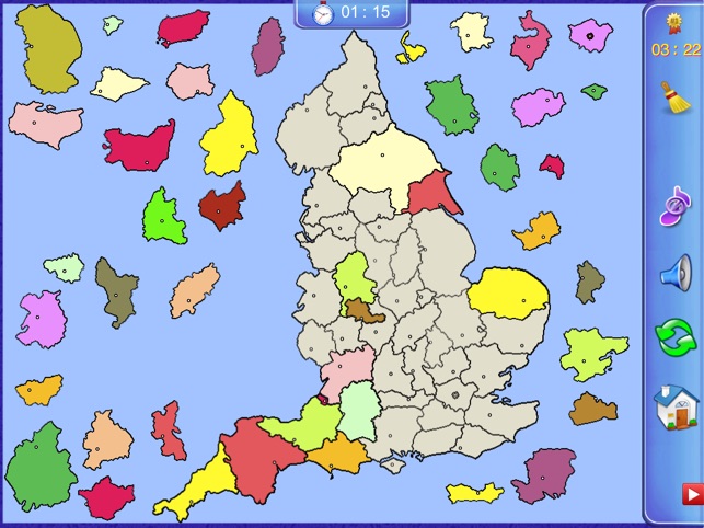 United Kingdom Puzzle Map