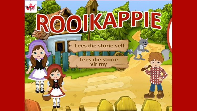 Rooikappie kinderstorie in afrikaans screenshot-0