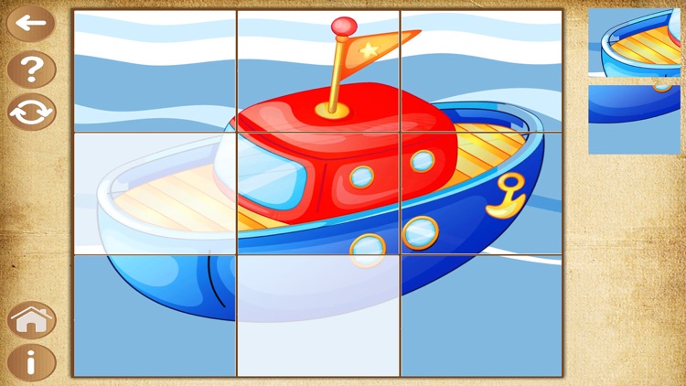 Ships Puzzles - Learning Toddler kids games 2 +