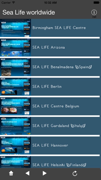 Sea Life worldwide