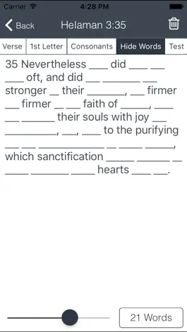 Game screenshot LDS Scripture Power Memorization apk