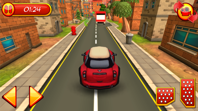 Cartoon All-Stars Crazy Car Race Parking(圖1)-速報App