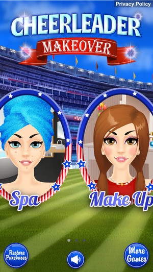 Cheerleader Makeover - Makeup, Dressup & Girl Game(圖1)-速報App