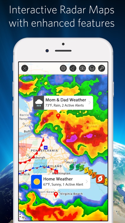 Weather Mate Pro - Forecast, Radar, Maps, Alerts
