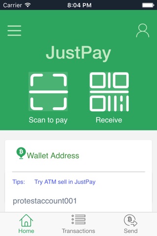 BTCChina JustPay screenshot 3