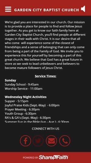 Garden City Baptist Church(圖2)-速報App