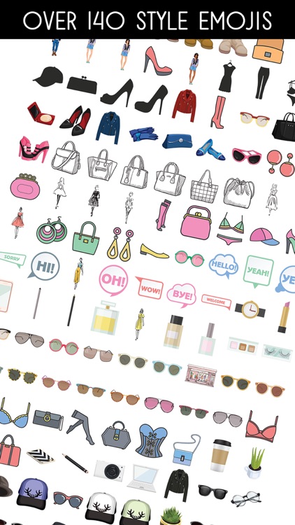 STYLEJI - Fashion Beauty Emoji Stickers