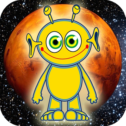Gold Martian Slots Astronaut Starspace Competition Icon