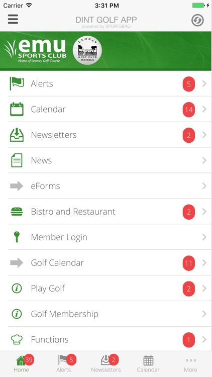 Emu Sports Club - Leonay Golf