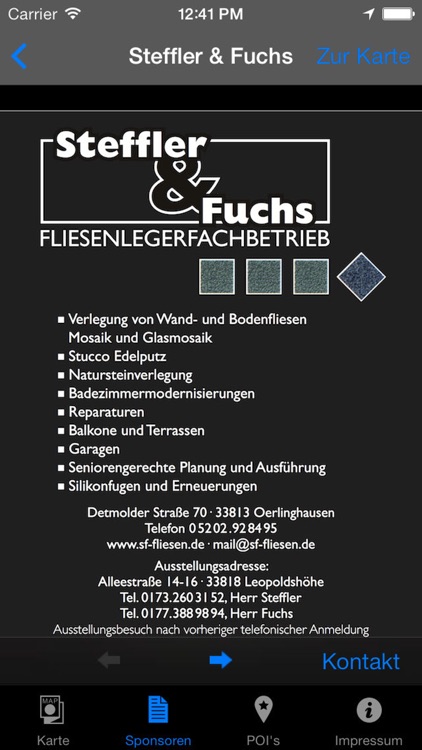 Stadtplan Oerlinghausen by mediaprint Graphisches Institut Eckmann GmbH