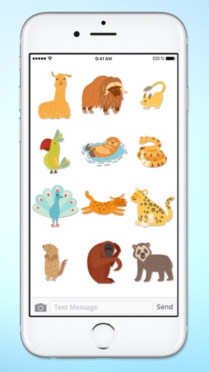 Zoo Visit Cute Animals Sticker Pack(圖3)-速報App