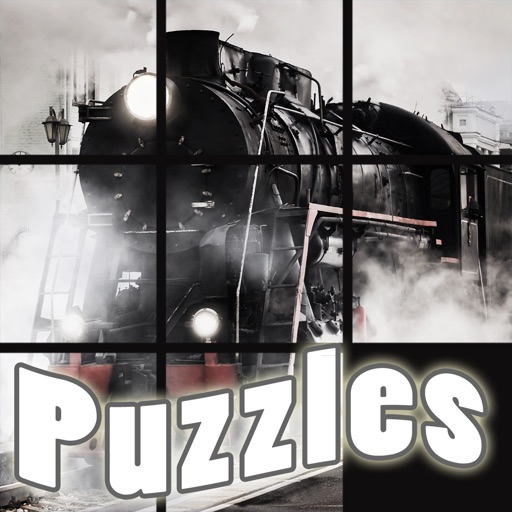 Awesome Trains and Planes Number Puzzle - Sliding photo tiles to complete the Photo FREE iOS App