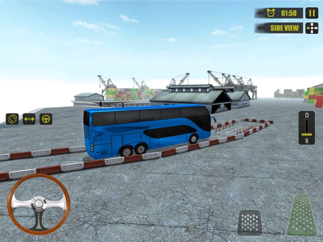 Xe buýt xe buýt đêm đậu xe 3D - trò chơi lái xe