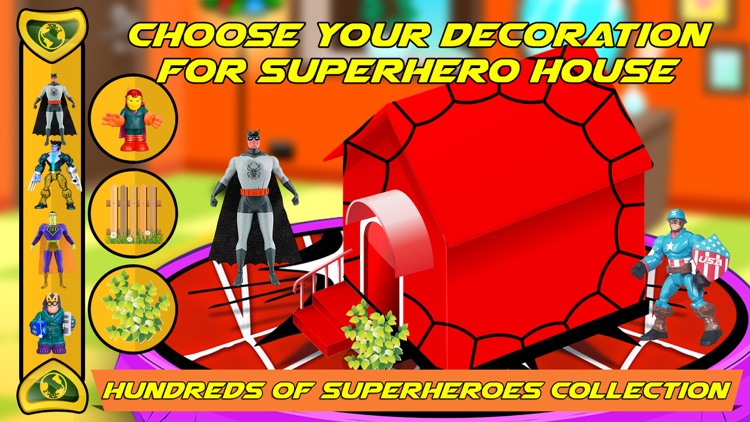 Super Hero House Maker - Create A Character Home