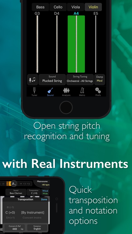 TonalEnergy Chromatic Tuner and Metronome screenshot-3