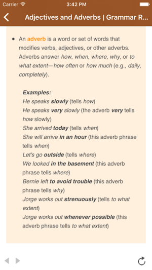 Adverbs English - Basic Grammar Rules Lesson 2017(圖3)-速報App