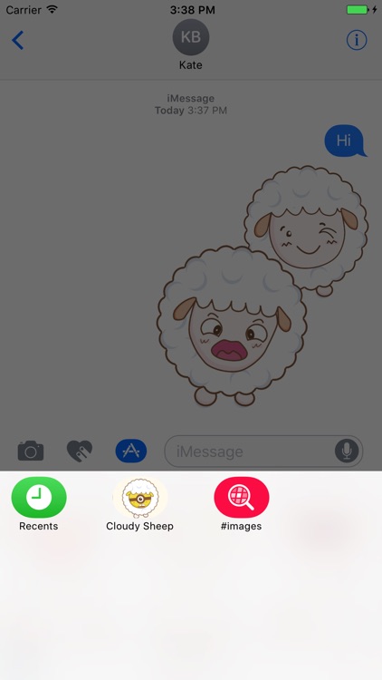 Cloudy Sheep Stickers