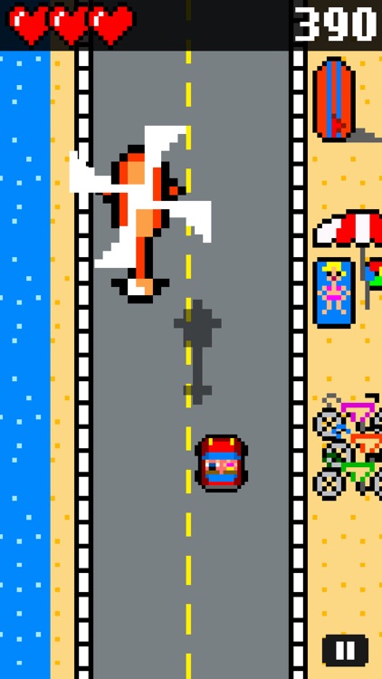 Drive and Jump: 8-bit retro racing action